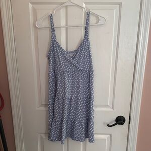 Blue Polka Dot Dress